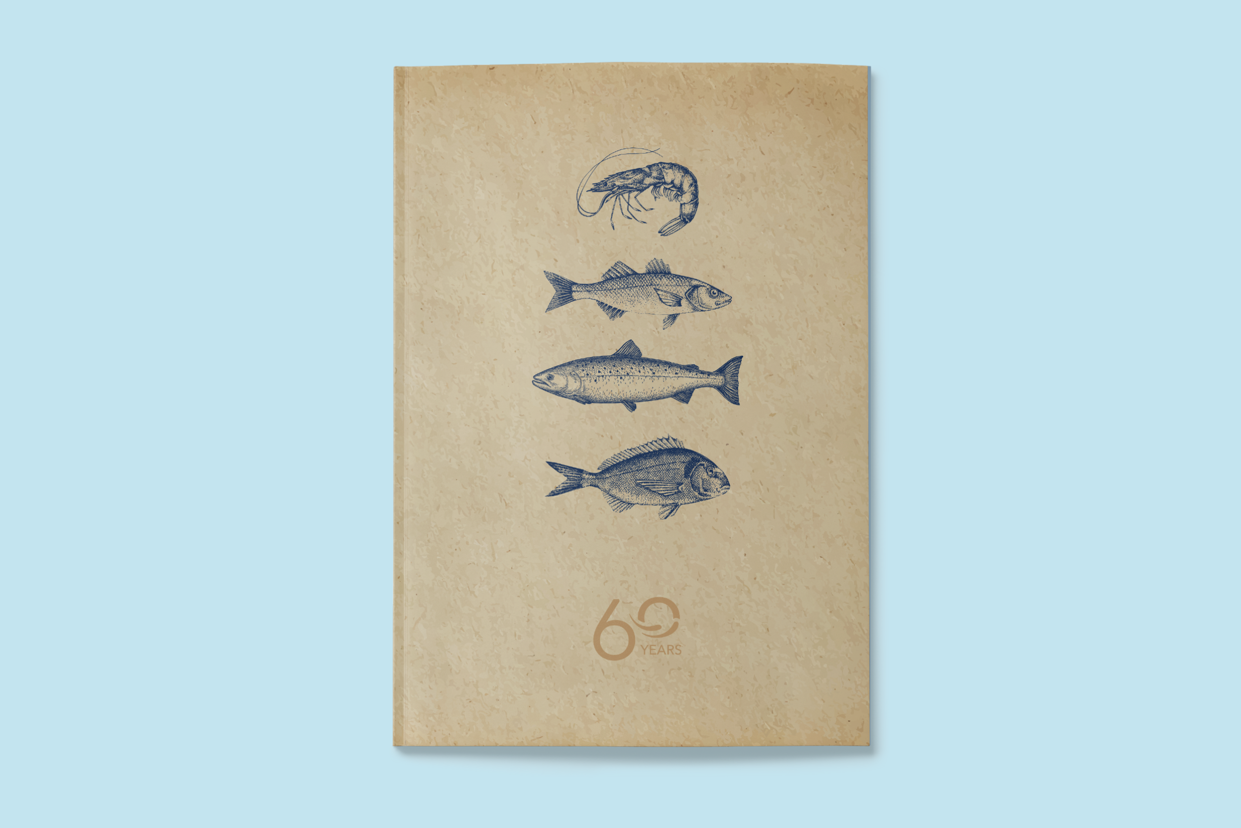 Cover of BioMar's 2022 Sustainability Report - 60th Aniversary Edition