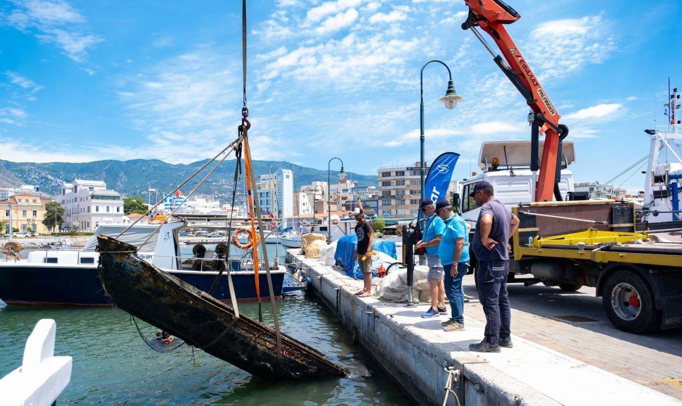 biomar greece   cleaning up volos port 2022